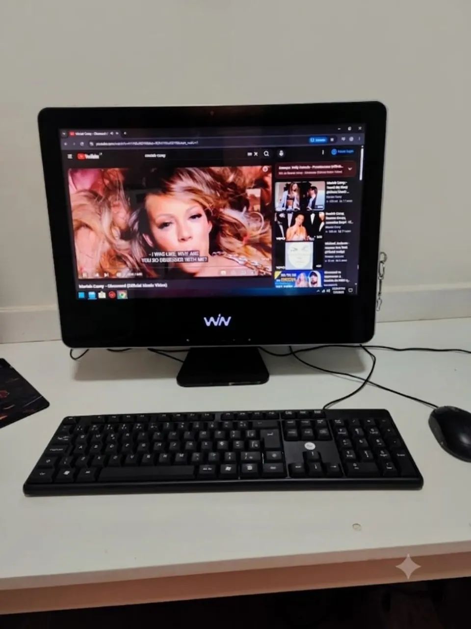 Pc All In One 2gb  HD 160gb Tela 19 Polegadas Wifi Tv Completo