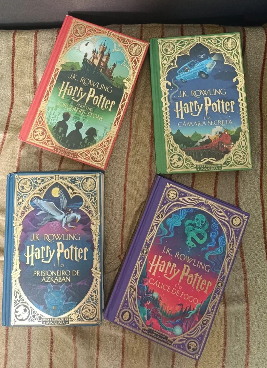 Harry Potter (Livros 1 ao 4) - Capa dura, ilustrado e interativo  - Foto 6