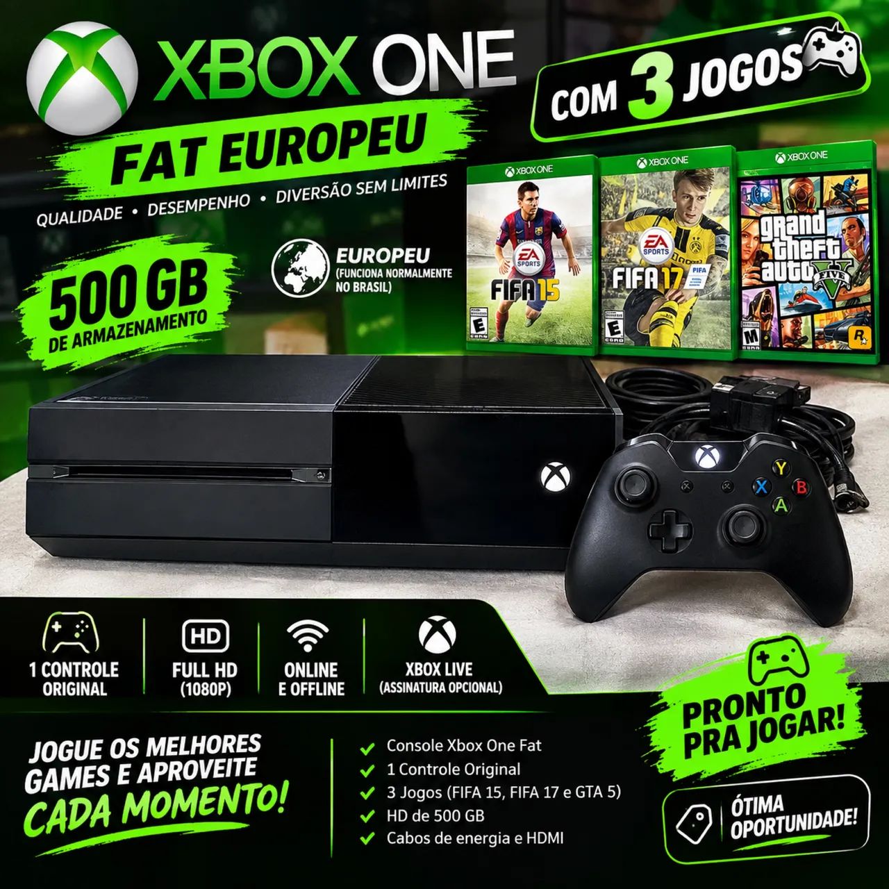 Xbox one 500 gb 