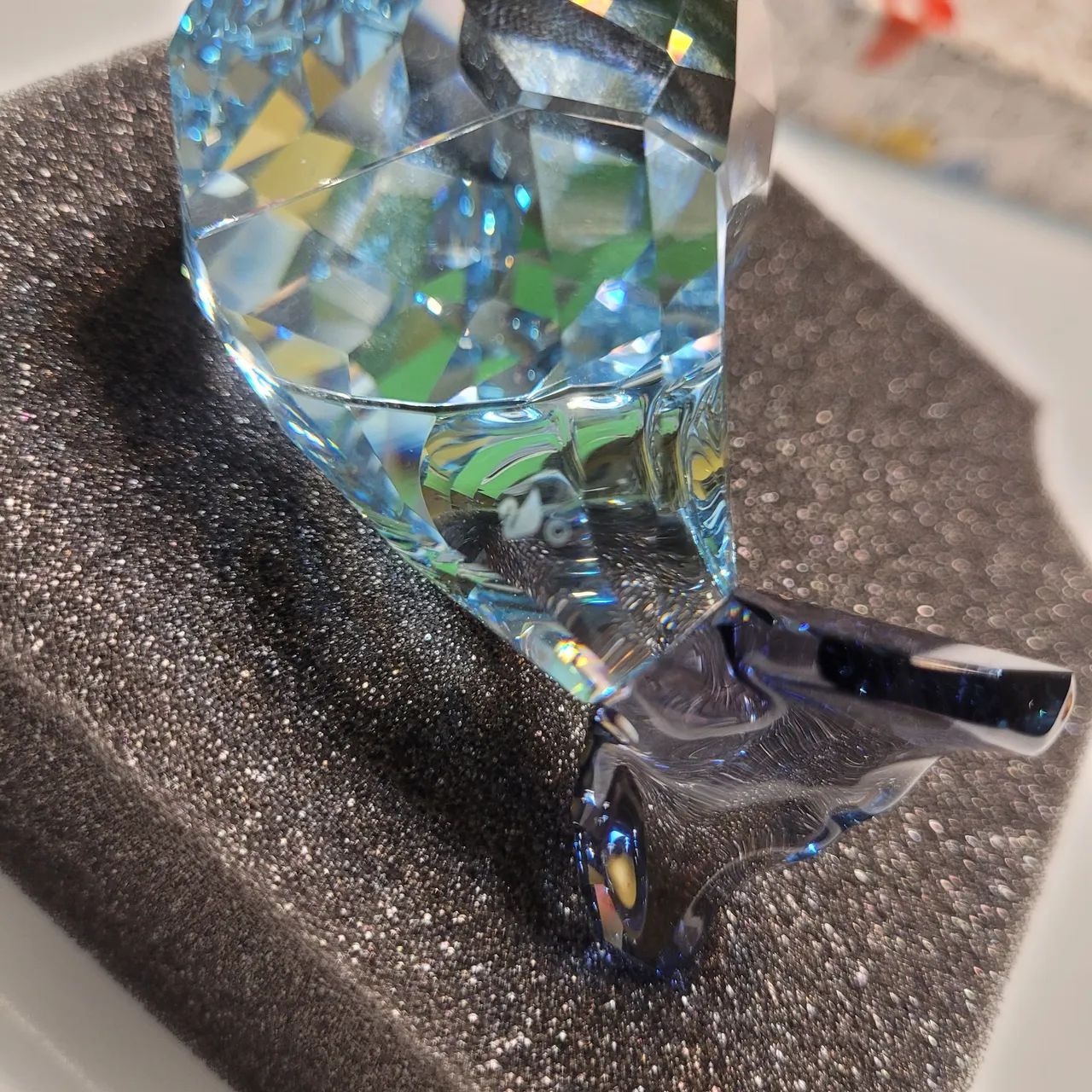 Swarovski Sealife Danny Dolphin Jumping Aquamarine Sapphire
