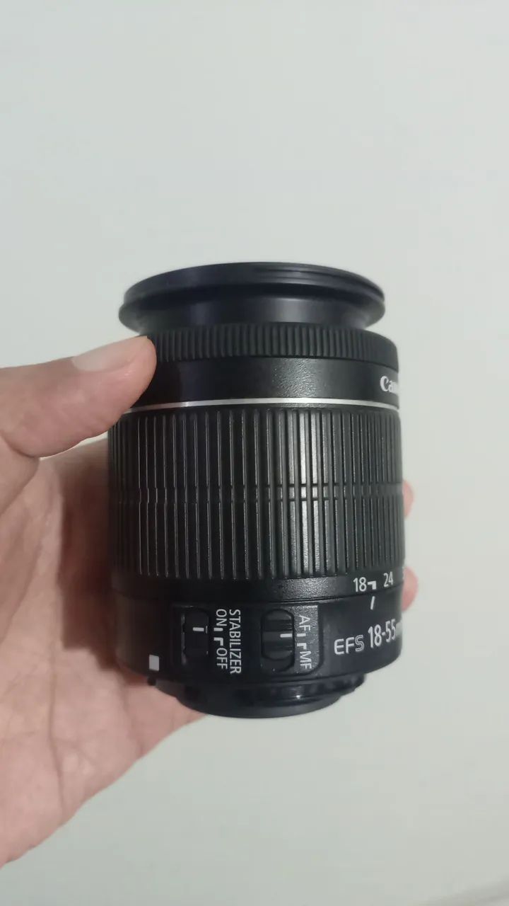 Lente Canon STM 18-55mm 3.5 - 5.6  EF-S para DSLRs  - Foto 3