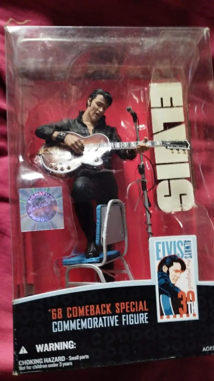 BONECO FIGURE ELVIS PRESLEY 68 COMEBACK