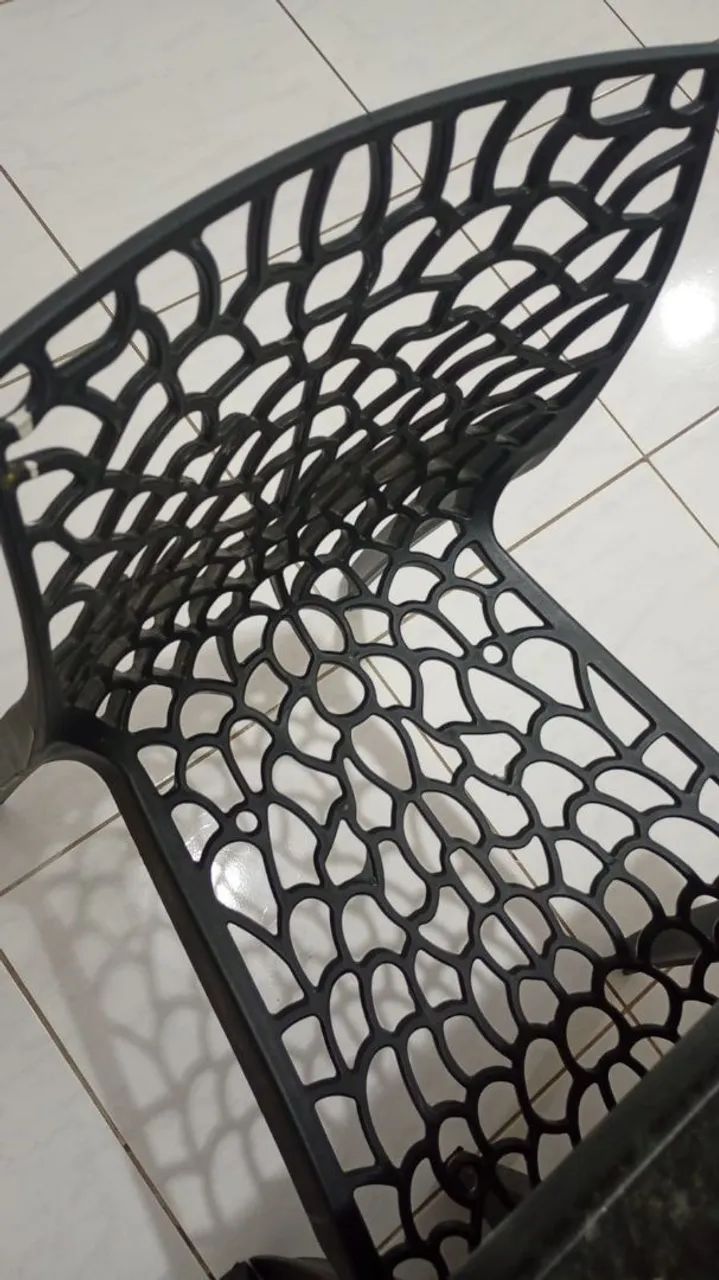 Mesa mármore 80x80 c 4 cadeiras  - Foto 3