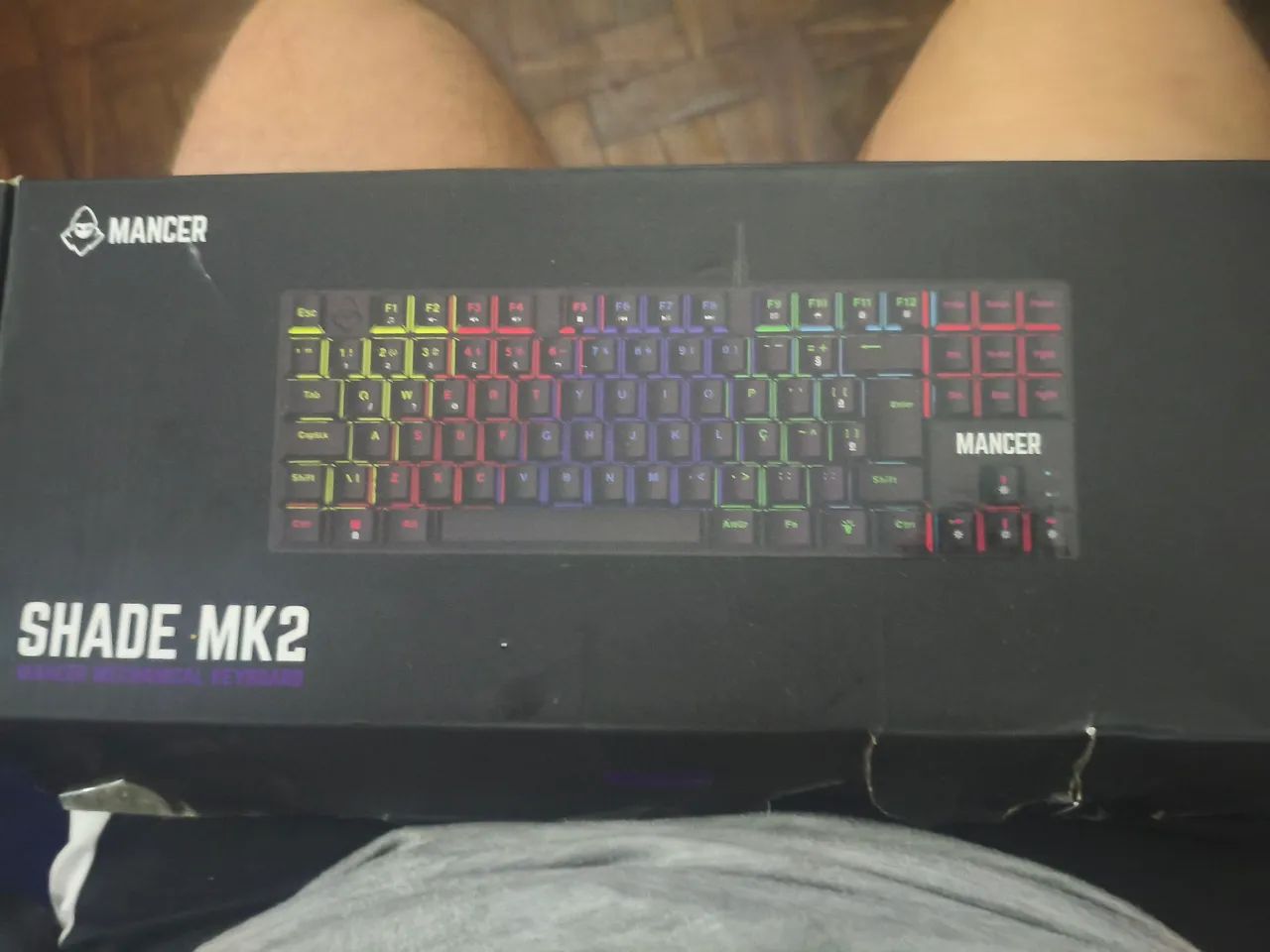 Teclado mecânico 60% semi novo - Foto 2