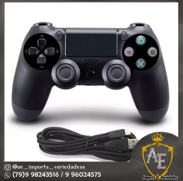 controle ps4 com fio