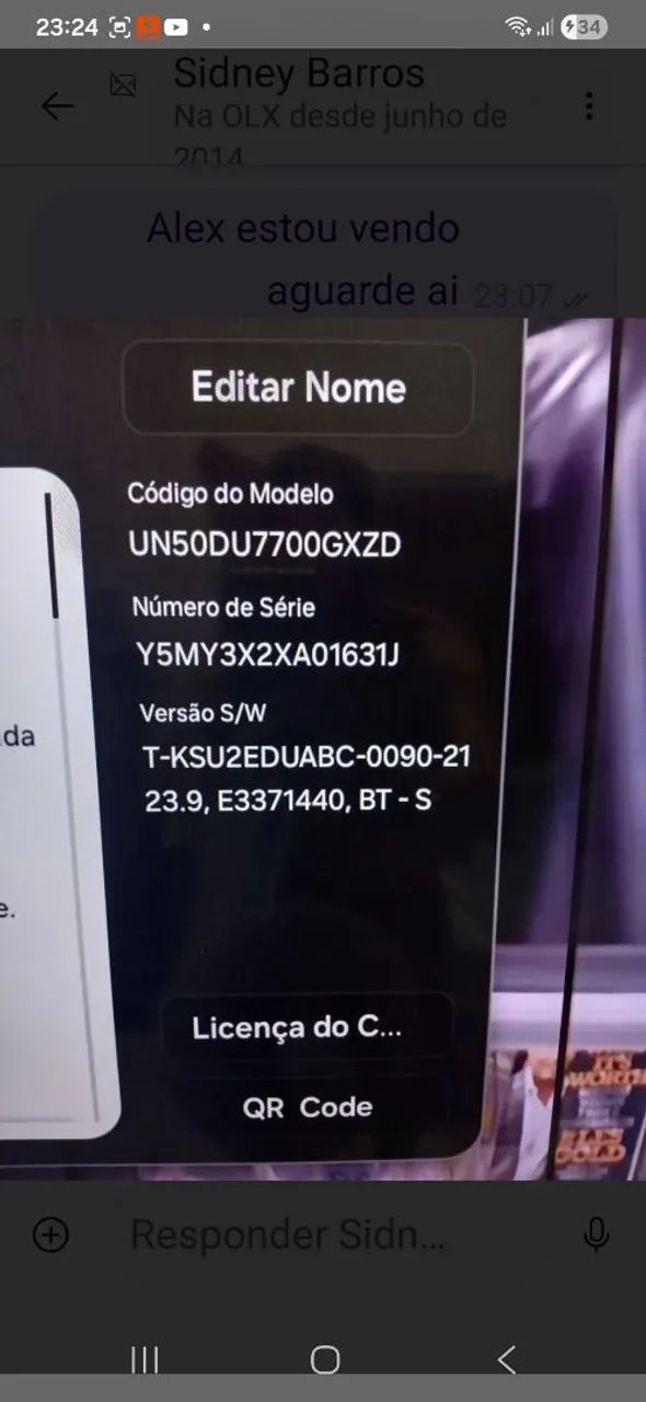Vende-se uma TV Samsung 50 4k  - Foto 4