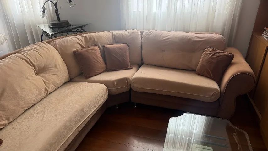 CONJUNTO DE SOFÁ EM "L" - Foto 3