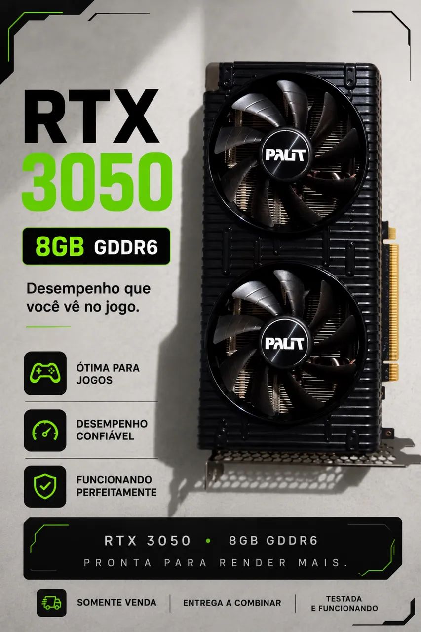 Placa de vídeo RTX 3050 - Foto 2