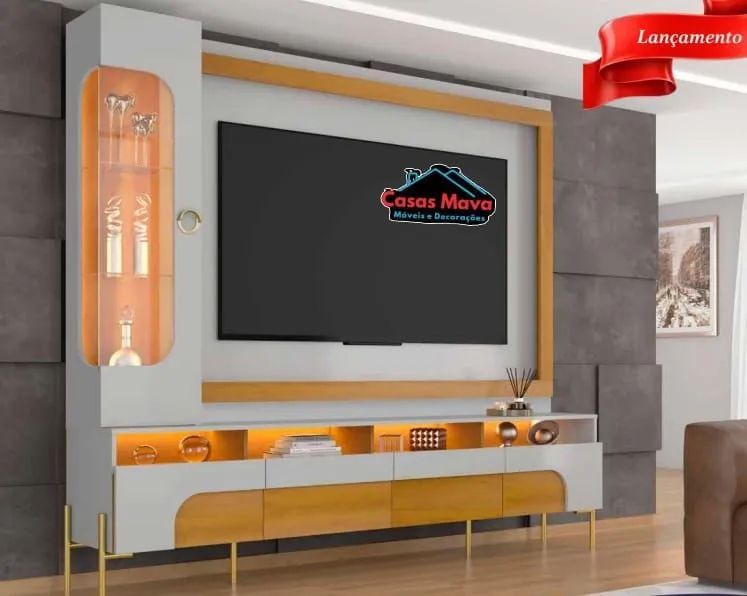 *Home Brilhare 2,16 cm Até 75" Pronta Entrega 