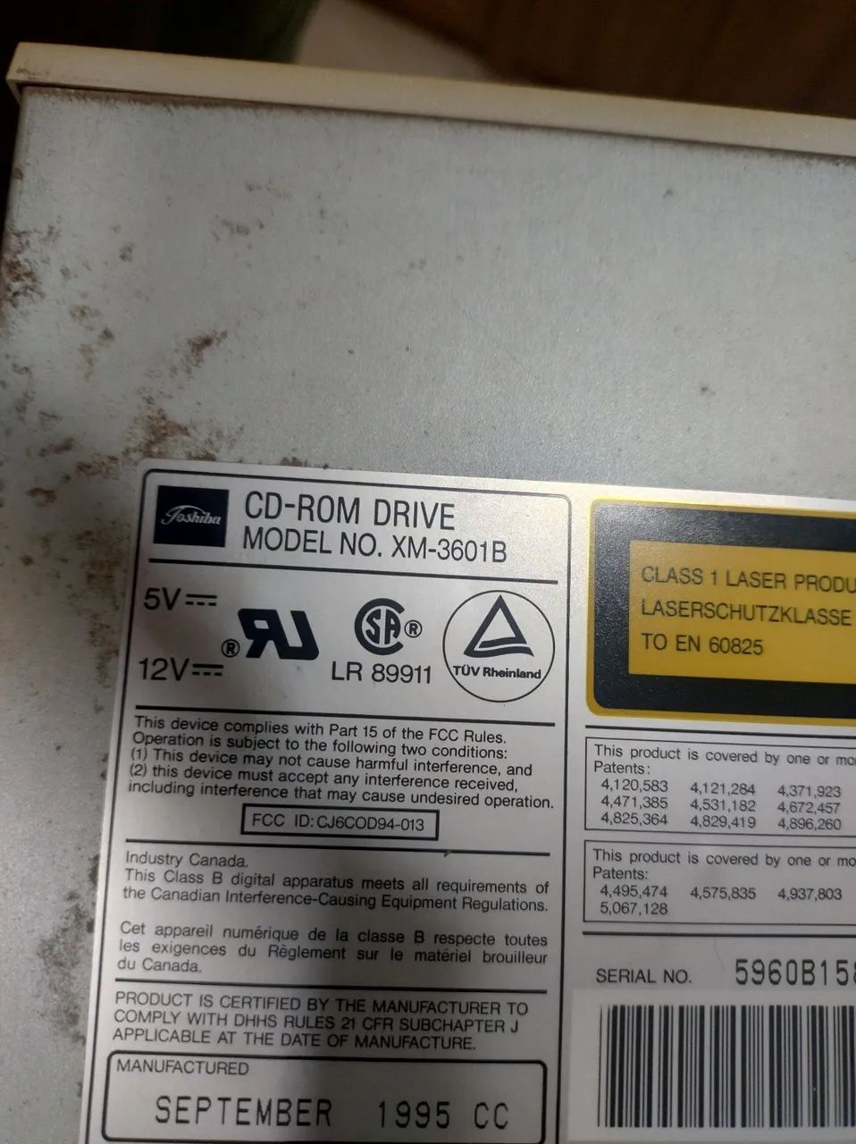 CD-ROM 4x SCSI Toshiba sem teste - Foto 3
