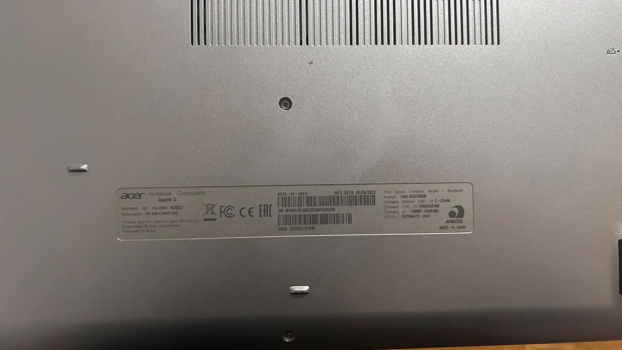Notebook Acer 