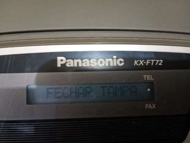 Aparelho retrô de Fax Panasonic KX-FT72 com manual - Foto 5