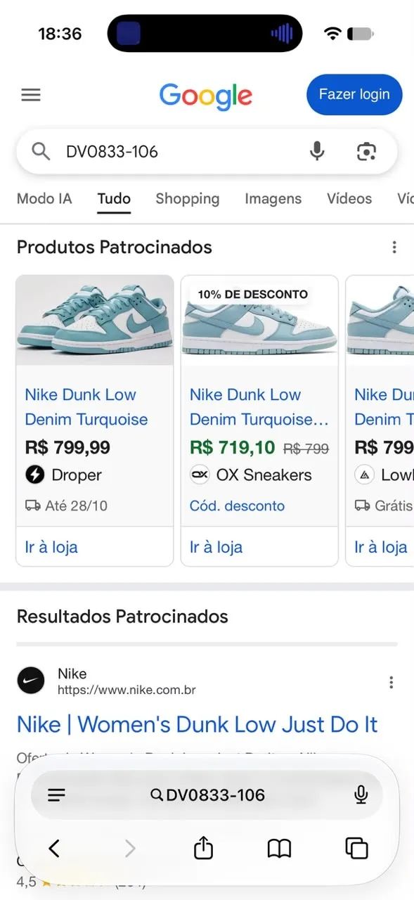 Tênis Nike Dunk Low - DV0833-106 - Foto 4