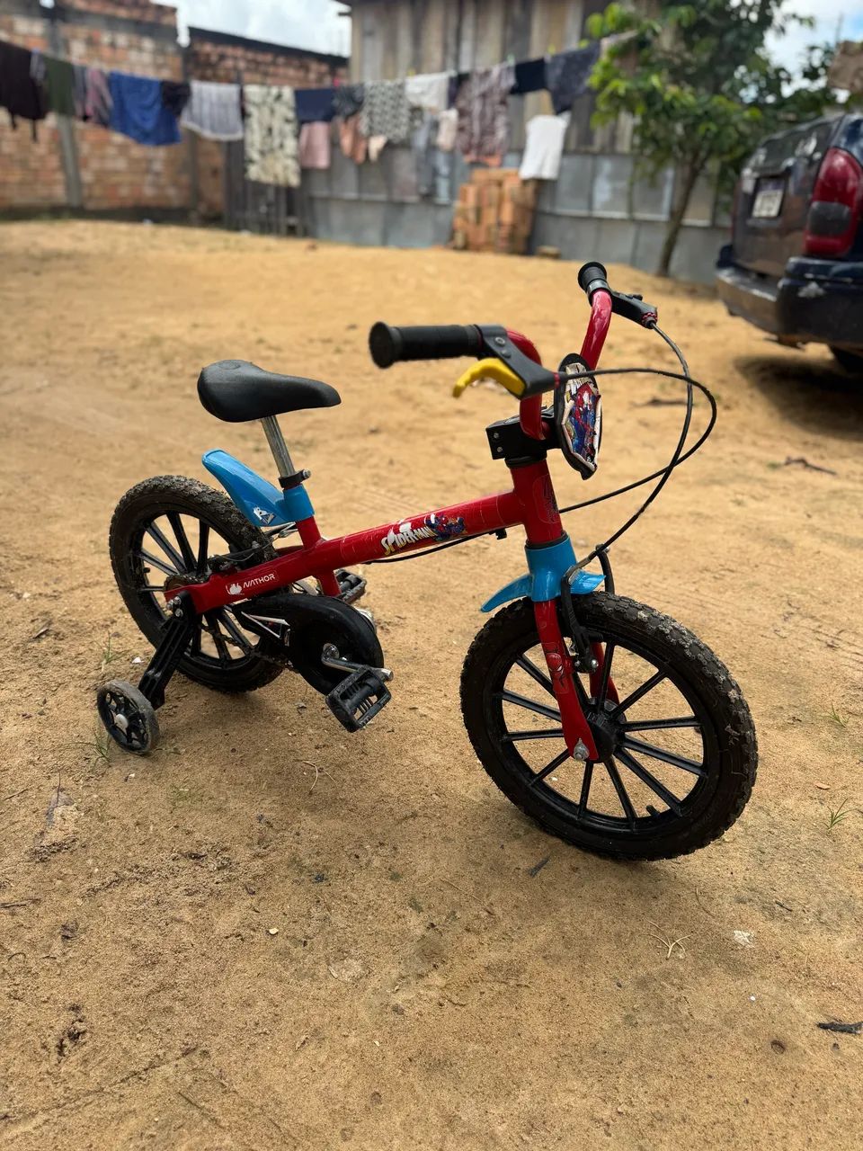 Bicicleta infantil Homem Aranha  - Foto 2