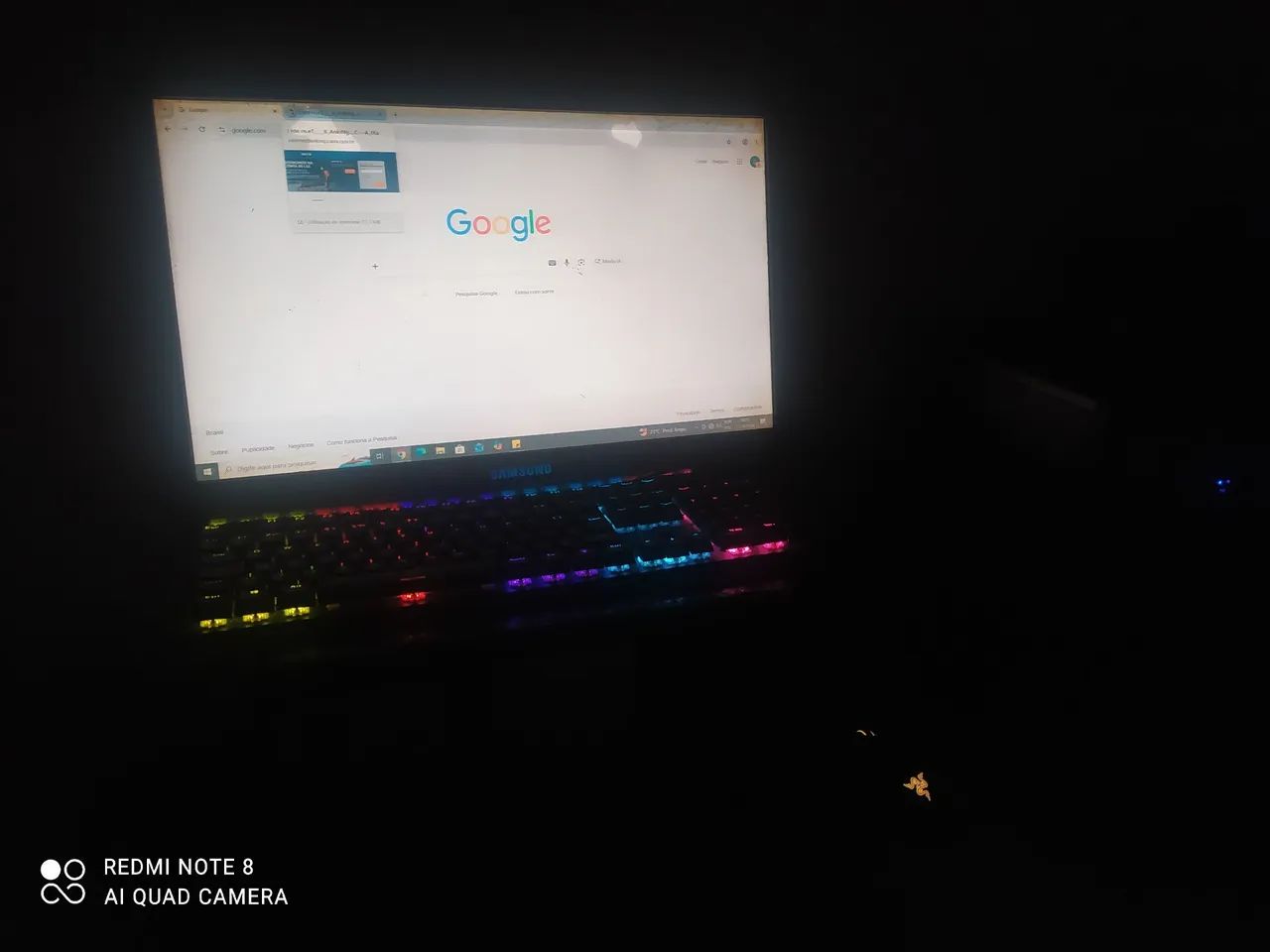 Teclado e mouse razer