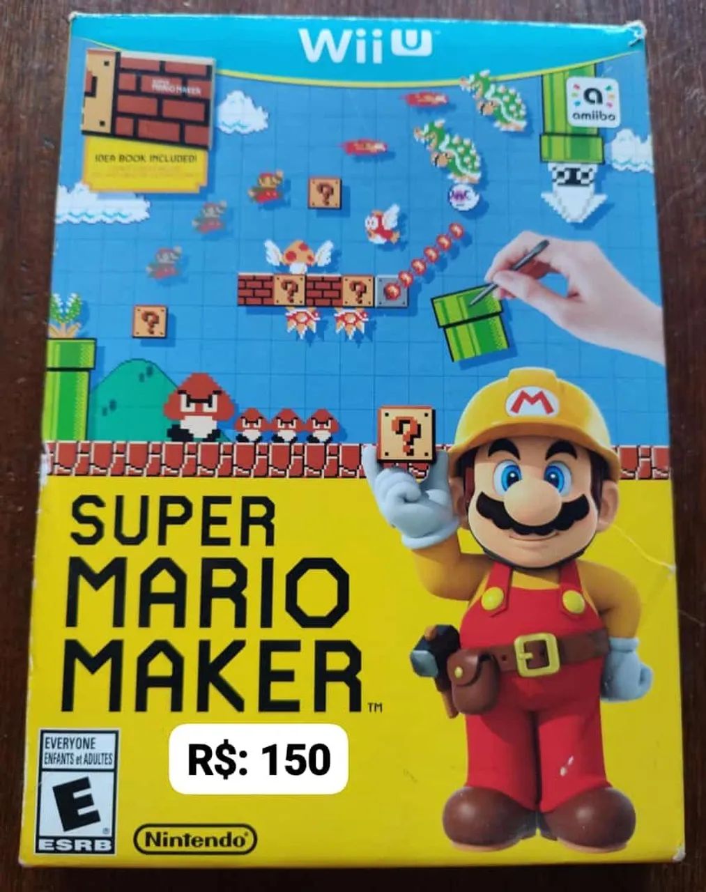 Super Mario Maker = R$: 150