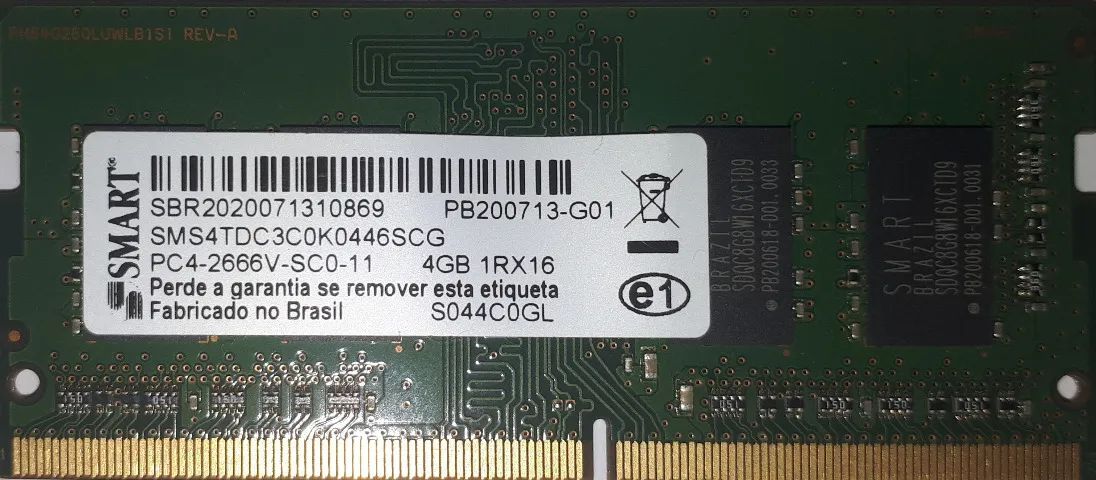 Memória RAM 4GB DDR4 2666MHz Smart Lenovo p/ Notebook - Foto 2