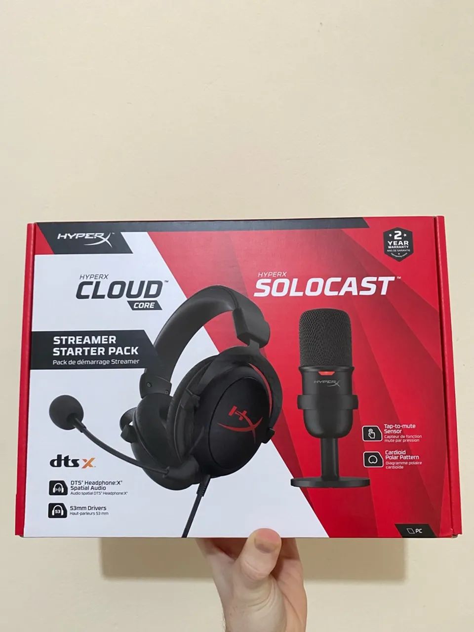 HyperX Streamer Starter Pack ? SoloCast + Cloud Core