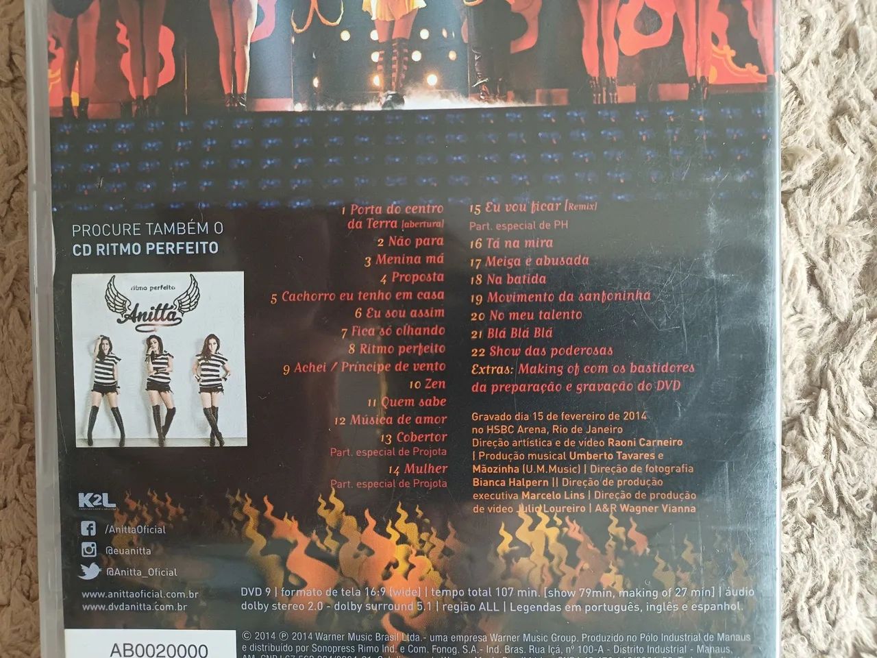 Anitta - meu lugar - DVD original - Foto 5