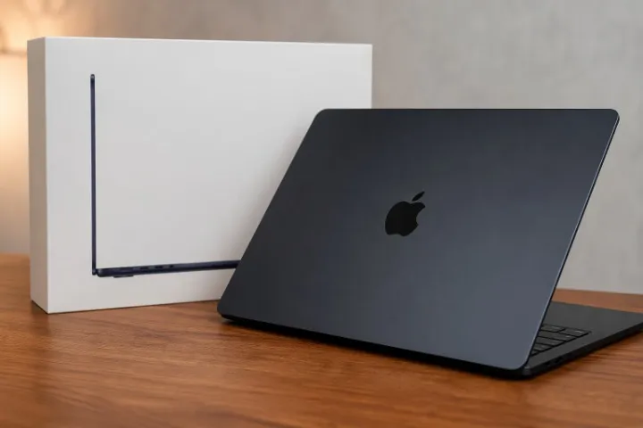 MACBOOK AIR M2 13 POLEGADAS 16GB RAM/256GB MIDNIGHT NOVO NA CAIXA