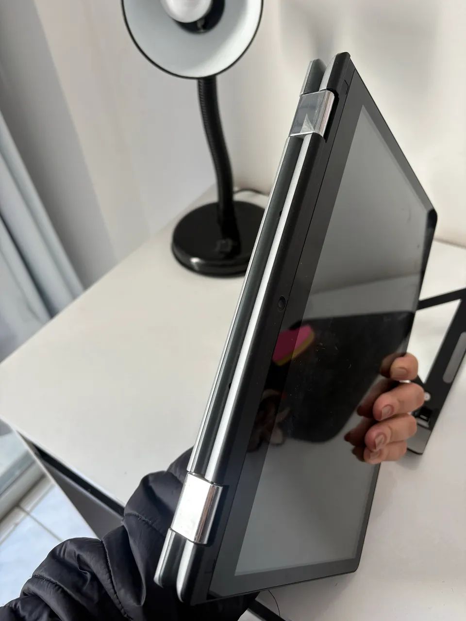 Notebook que vira tablet Positivo  - Foto 4