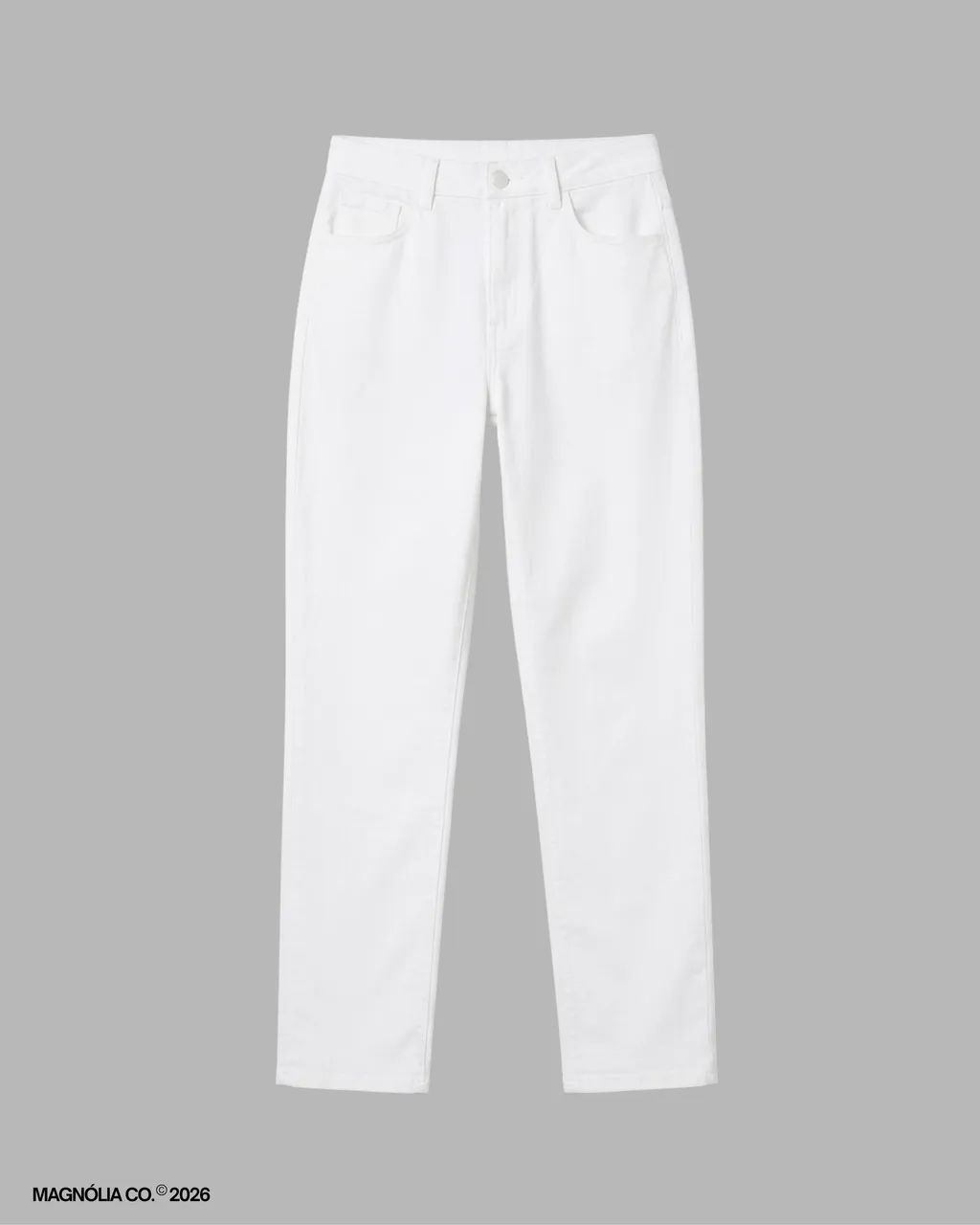 calça sarja branca