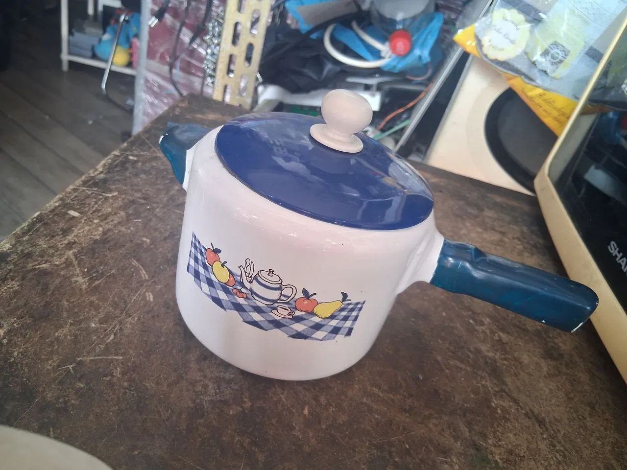Panela antiga para decoração 