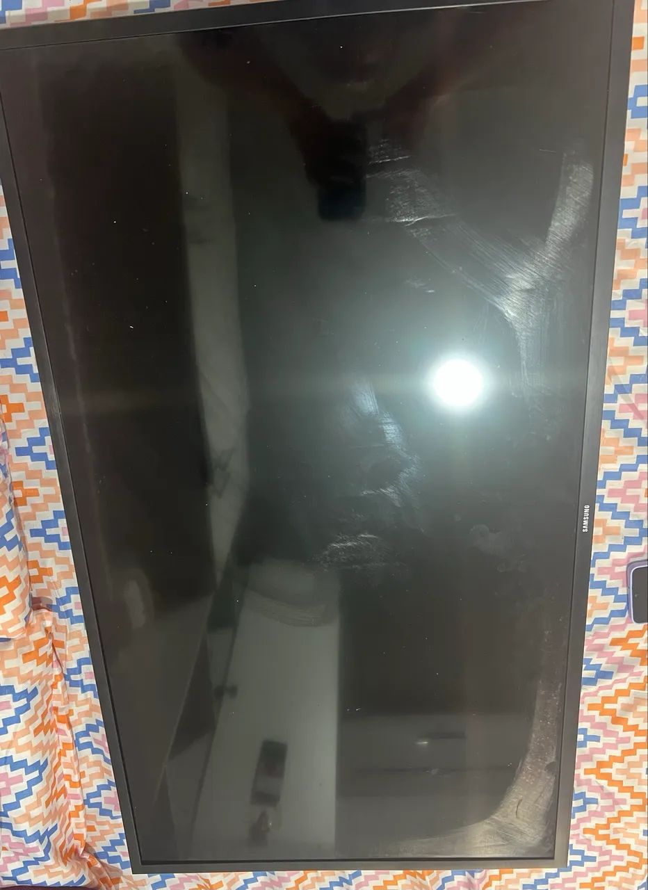 Vendo tv samsung 43 polegadas cm display queimado  - Foto 2