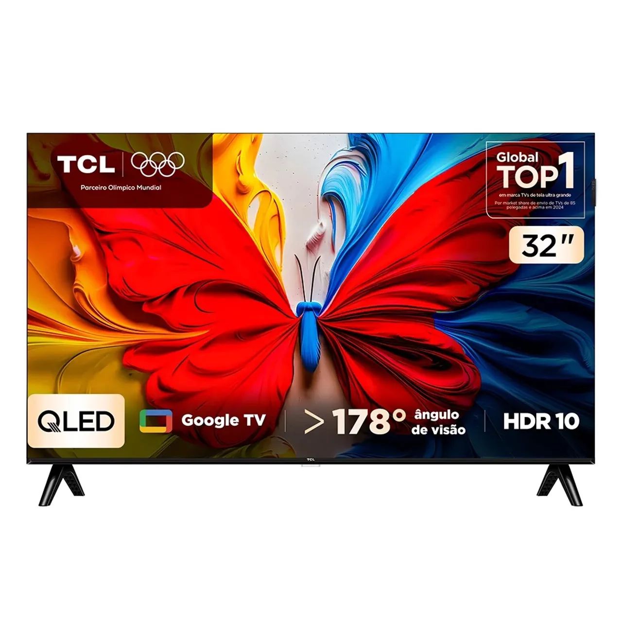 Smart TV TCL 32 Polegadas QLED Full HD S5K WiFi Bluetooth Google - Foto 2