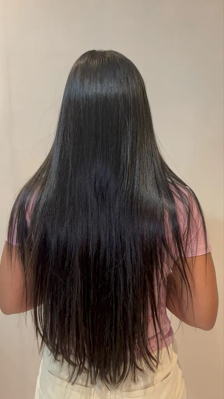 Cabelo Brasileiro do Sul Castanho 65cm