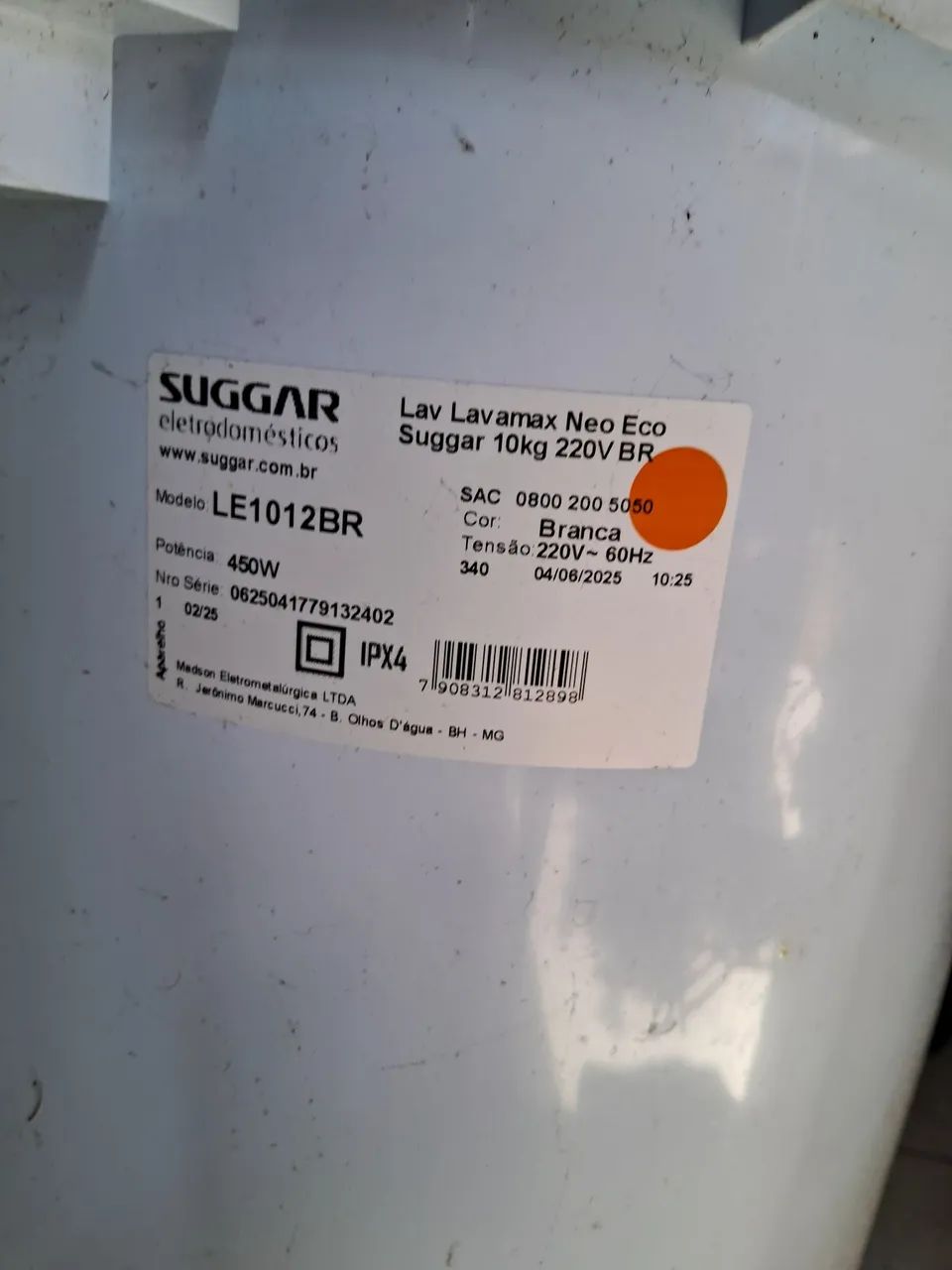 Tanquinho Suggar 10kg - Foto 2