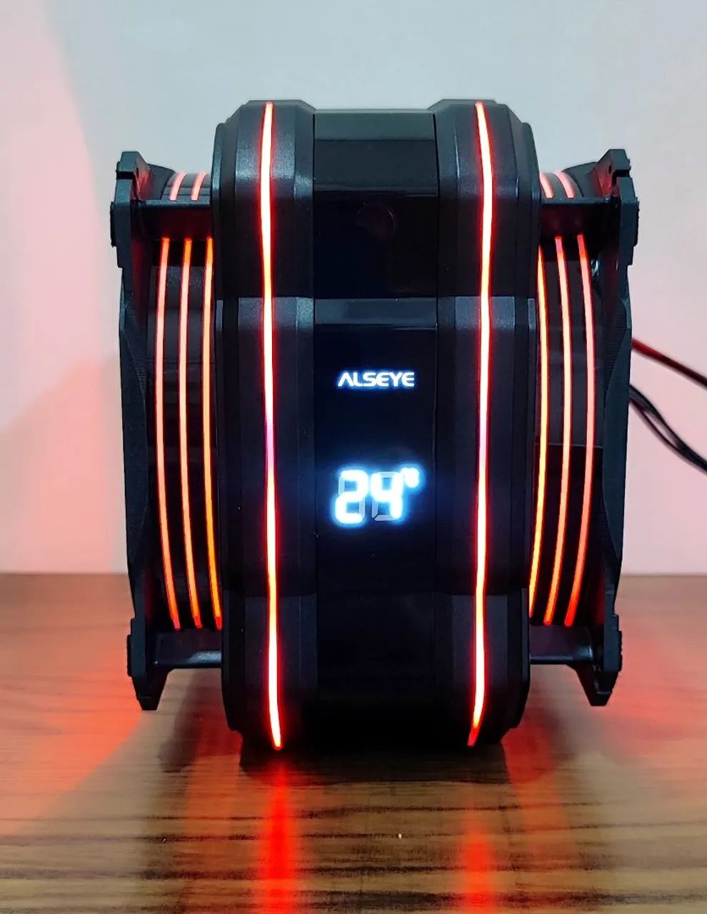 COOLER BOX ALSEYE MAX ARGB DISPLAY TEMPERATURA ( NOVO) - Foto 4