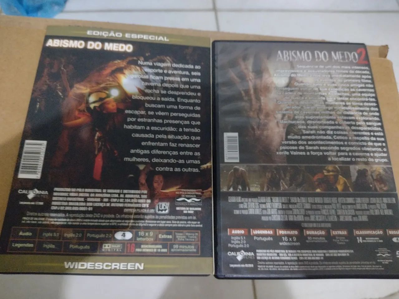 Dvds Abismo do Medo e Abismo do Medo 2 - Foto 2