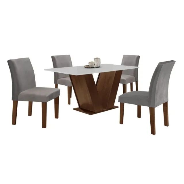 Mesa De Jantar MDF 4 Pessoas
