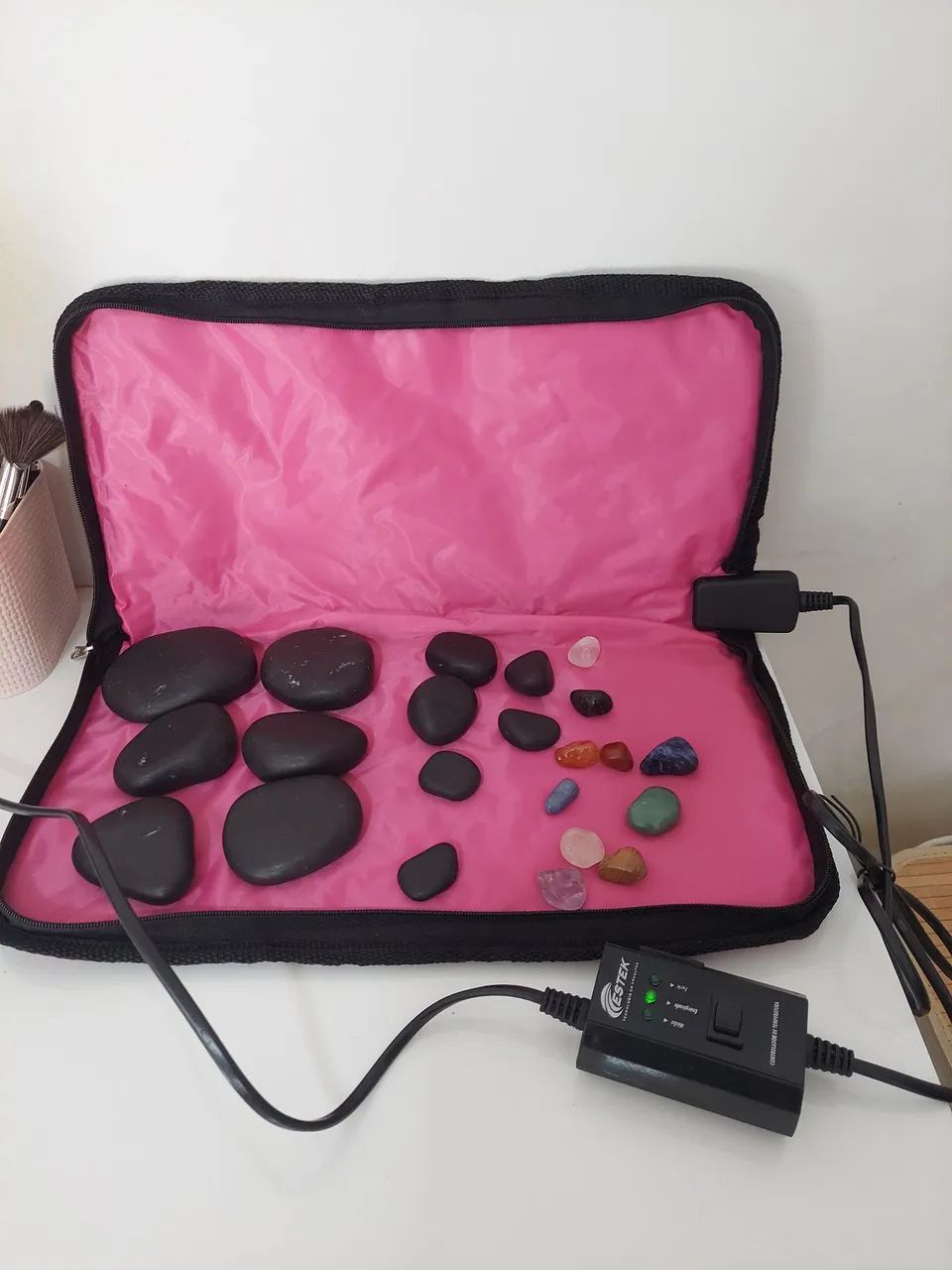 Kit Massagem Pedras quentes - Foto 2