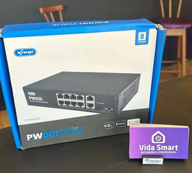 Switch 8 portas - Knup