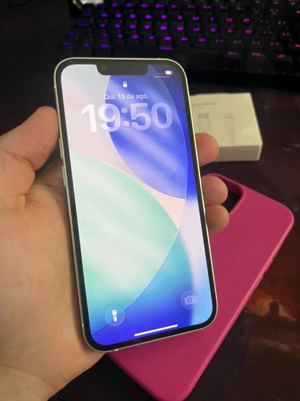 Iphone 13 128gb 92% (Todo original impecável) - Foto 2