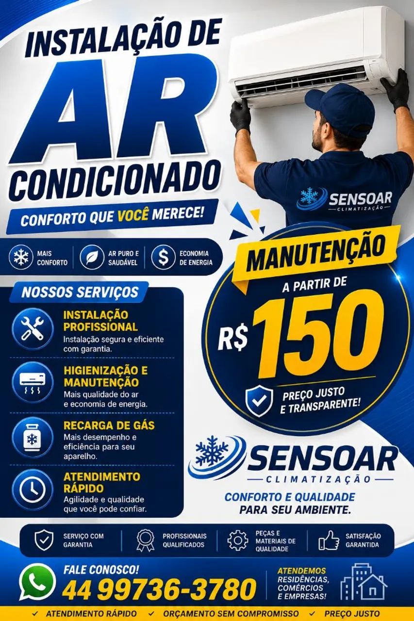 Manutenção instalação 