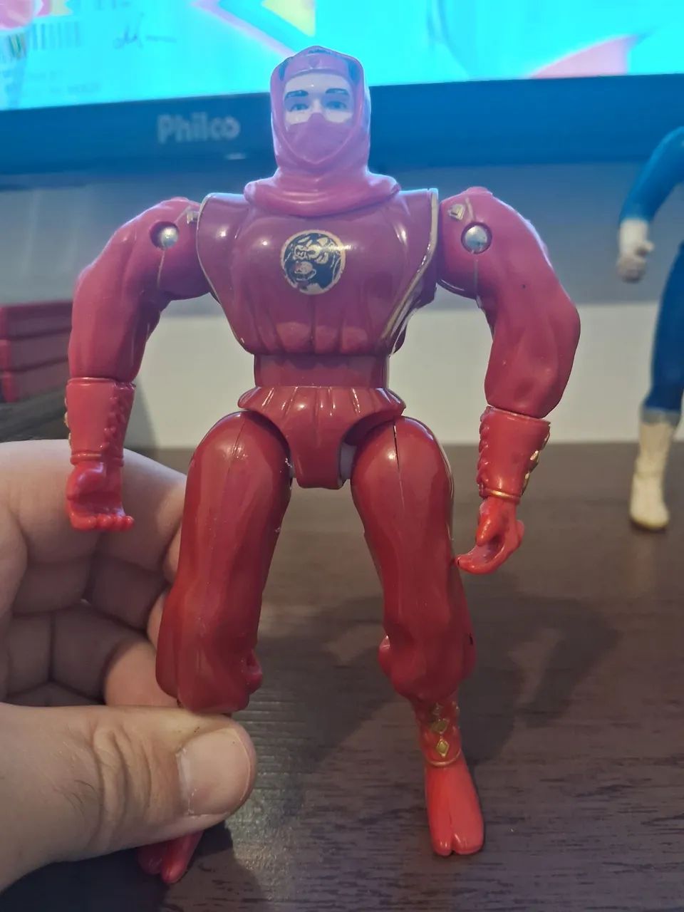 Boneco Power Rangers Ninjetti Vermelho Bandai - Foto 2