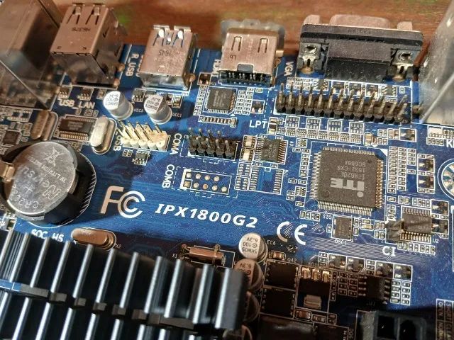Placa Mãe Itx Com Processador Celeron J1800 + 4gb + Fonte - Foto 5