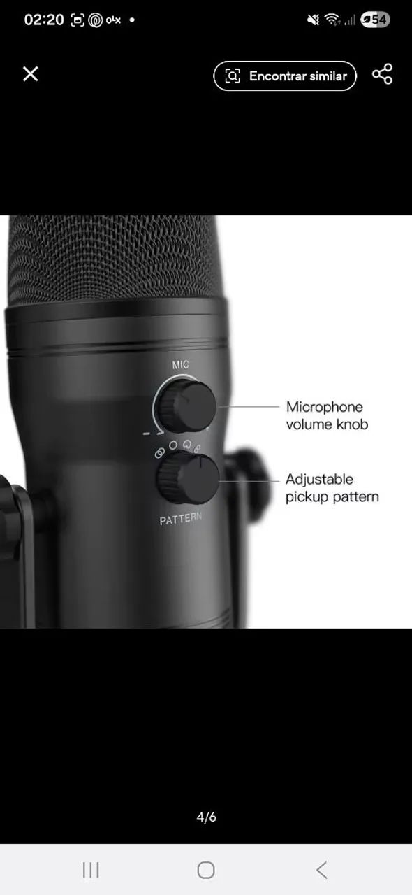 Microfone FIFINE-USB usado poucas vezes - Foto 4