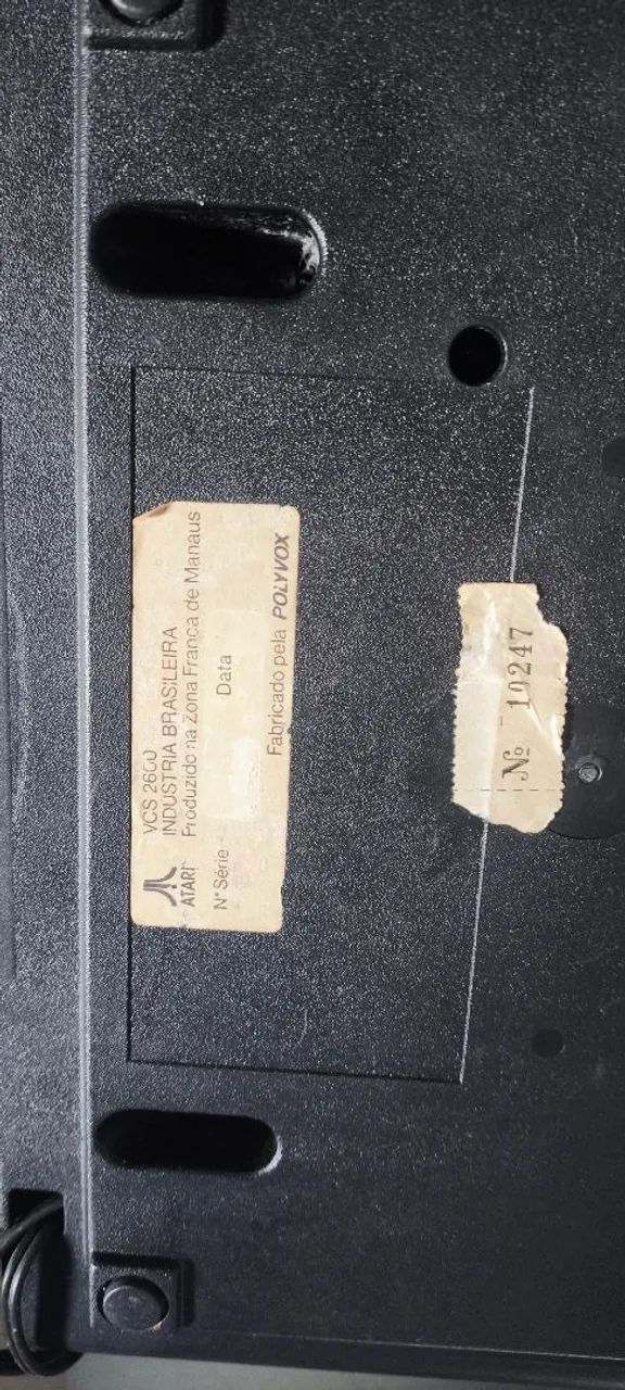 Atari 2600 Polyvox + Pac-Man + 2 Controle e Mod AV - Foto 5