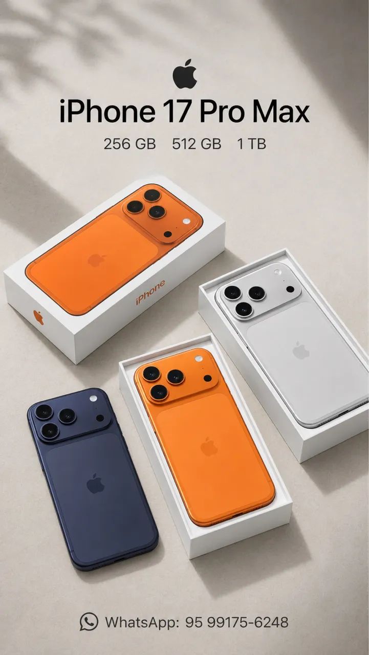 iPhone 17 Pro Max 256 GB, 512GB e 1TB - Foto 5