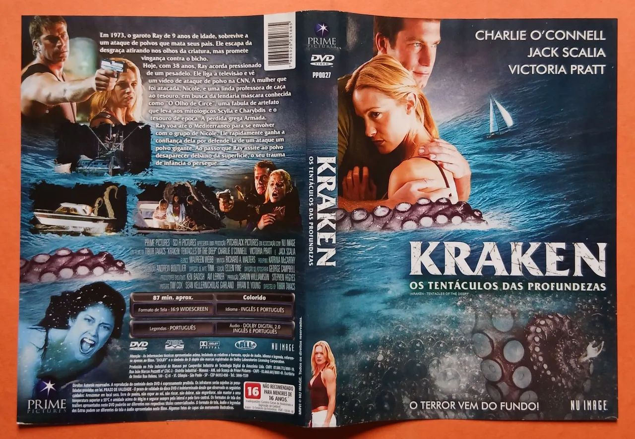 Dvd Kraken - Os Tentáculos das Profundezas  - Foto 3