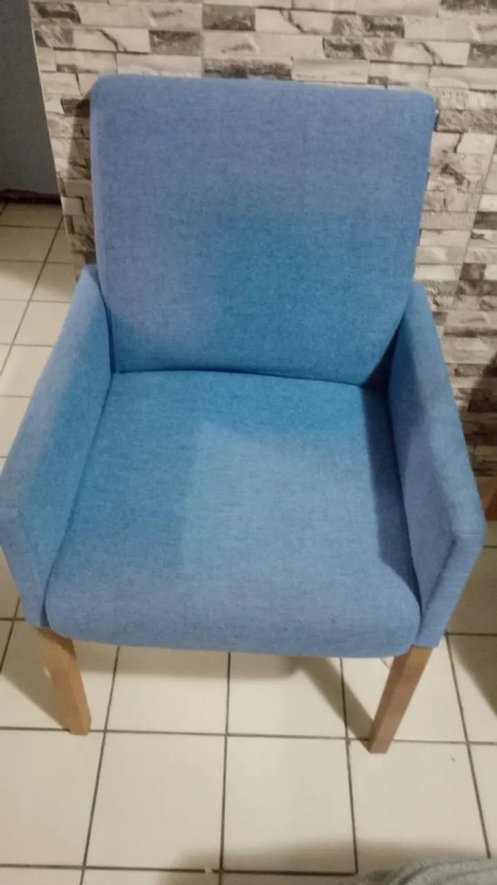 Duas cadeiras azul  - Foto 2