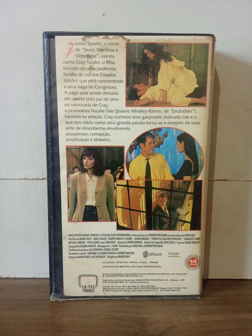 Vhs filme storyville um jogo perigoso (legendado) - Foto 2