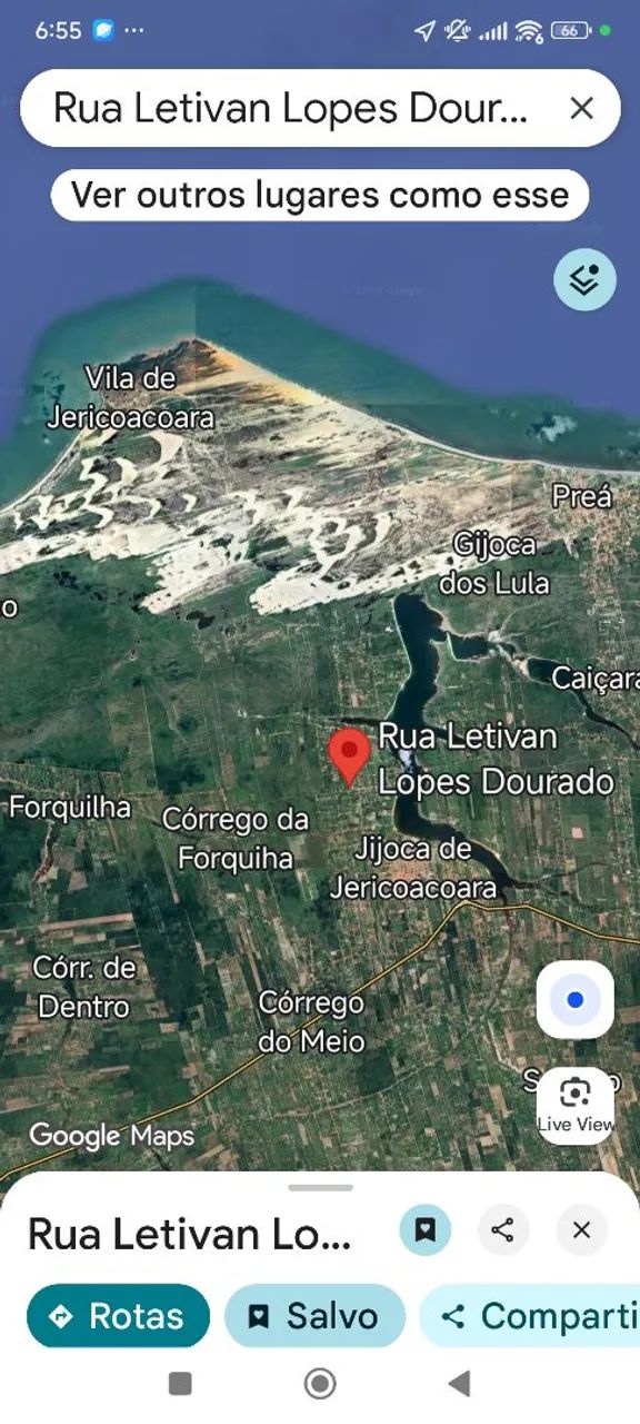 Terreno jijoca lagoa do paraíso 