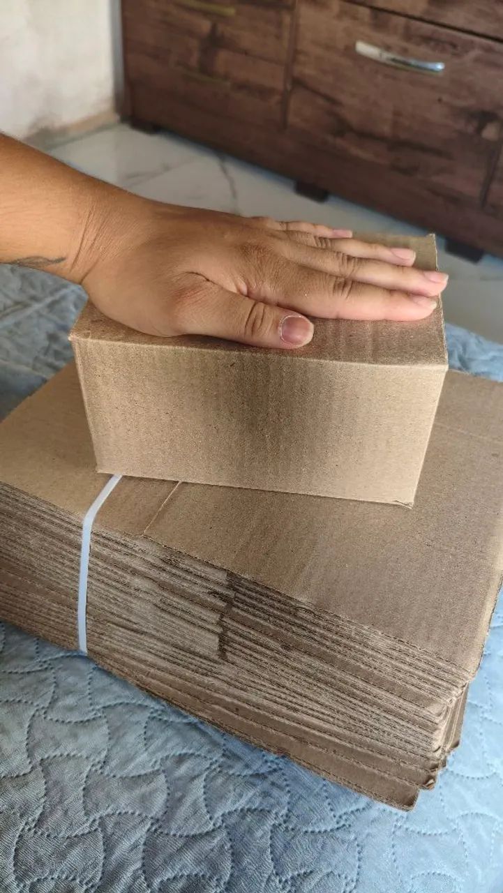 Caixas de papelão pequenas limpas  - Foto 5