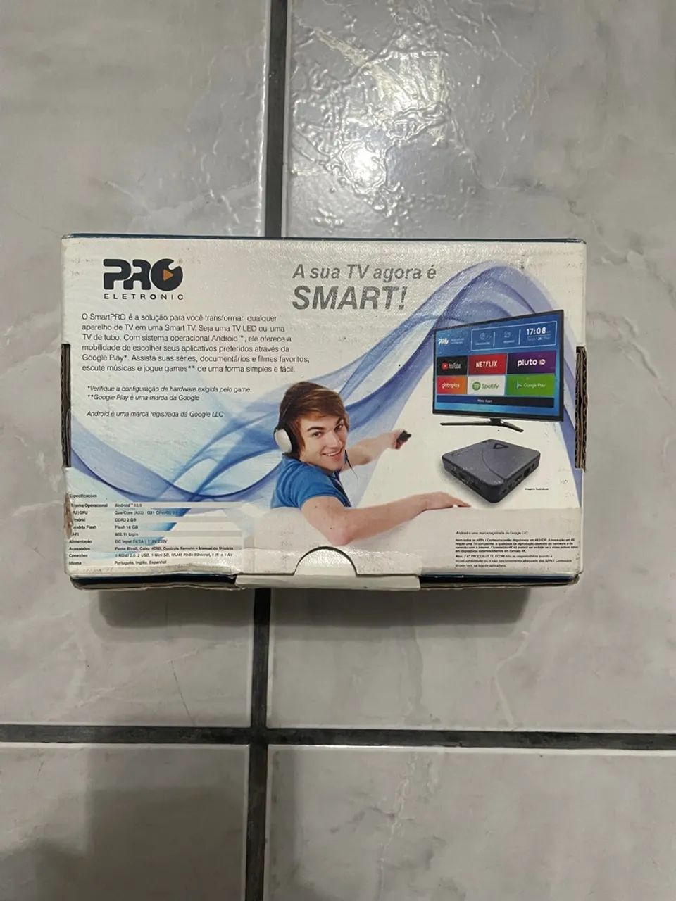 Smart TV Box SmartPRO 4K HD - Foto 2