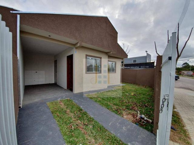 Casa de esquina à venda, 34 m² - tatuquara - curitiba/pr